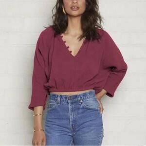 Rachel pally gauze top